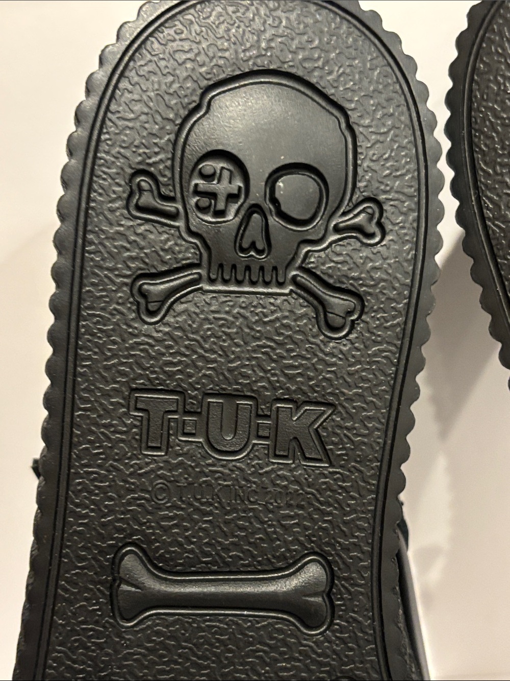 T.U.K. Black TUKskin Pointed Buckle Monk Strap Creepers - Size Men 9 - Picture 4 of 6
